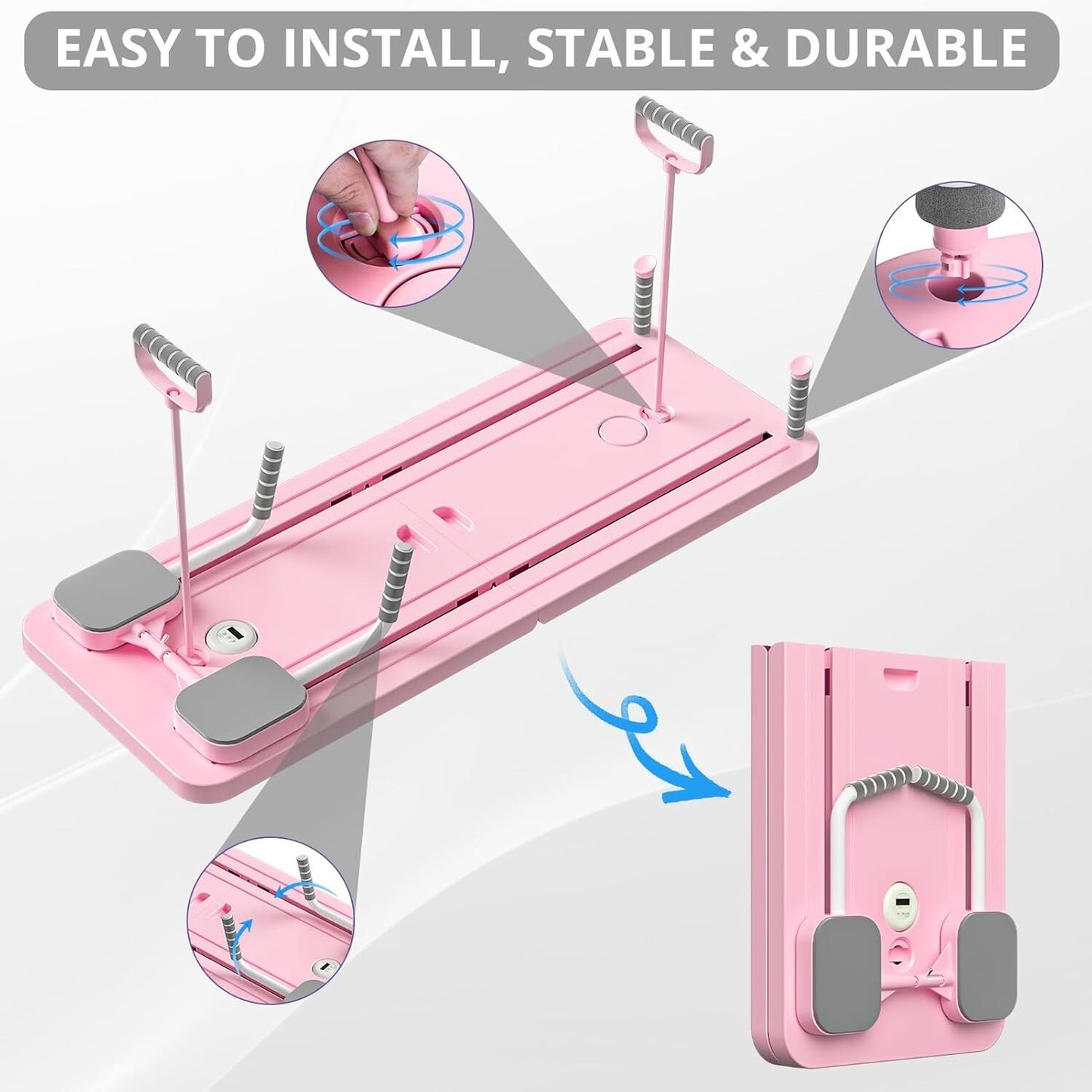 NEW 8 in 1 - Foldable Pilates Board for Home Workout | Ab Workout Board